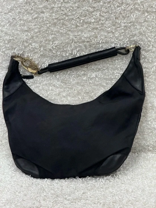 Gucci Leather Trimmed Nylon Hobo Bag - Picture 1 of 16